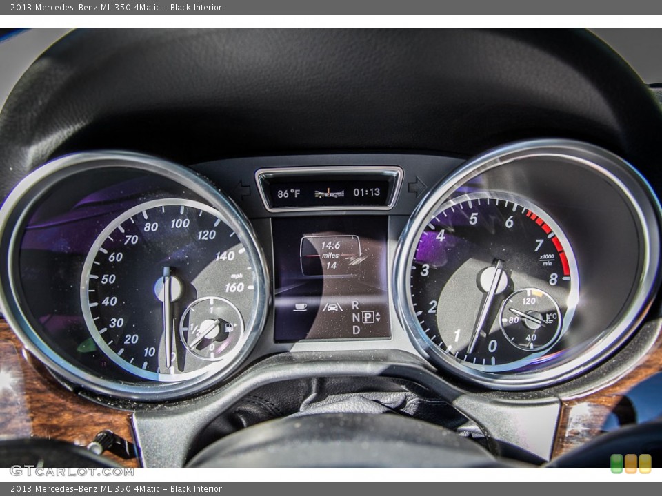 Black Interior Gauges for the 2013 Mercedes-Benz ML 350 4Matic #73604531