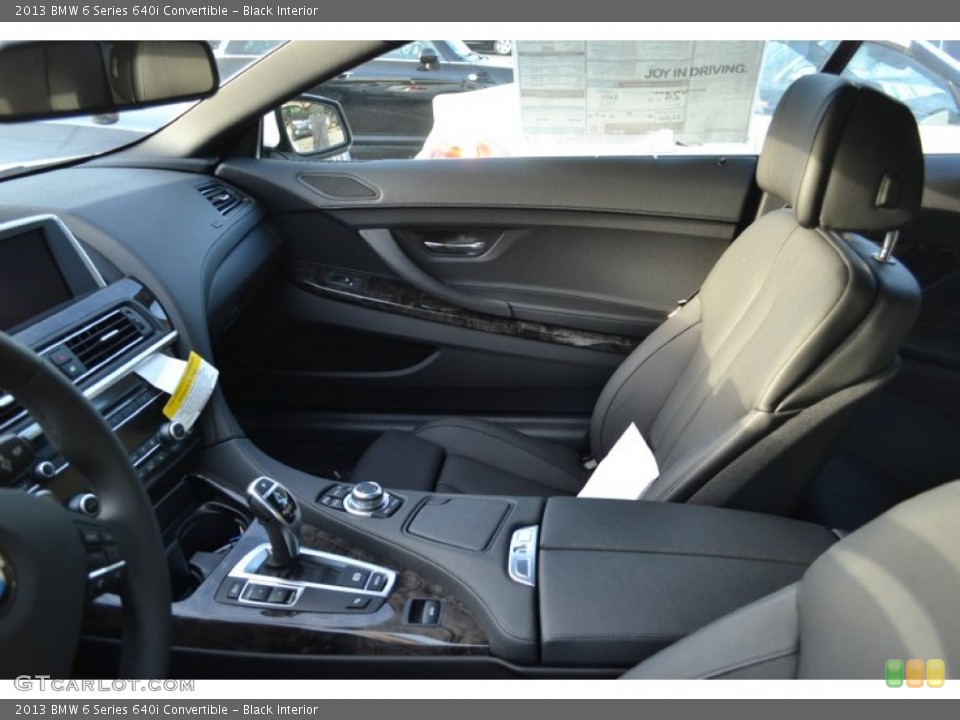 Black Interior Photo for the 2013 BMW 6 Series 640i Convertible #73605653