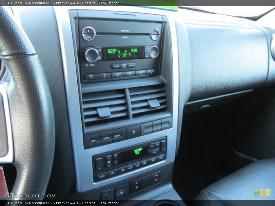 Charcoal Black Interior Controls for the 2010 Mercury Mountaineer V6 Premier AWD #73606214