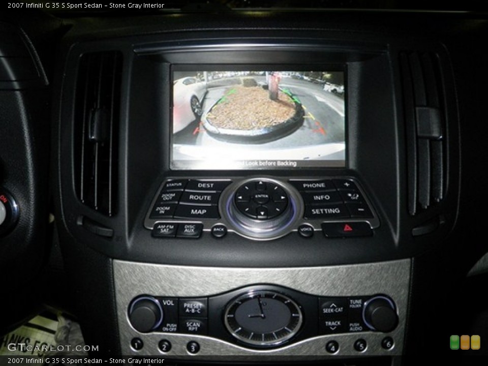 Stone Gray Interior Controls for the 2007 Infiniti G 35 S Sport Sedan #73607630