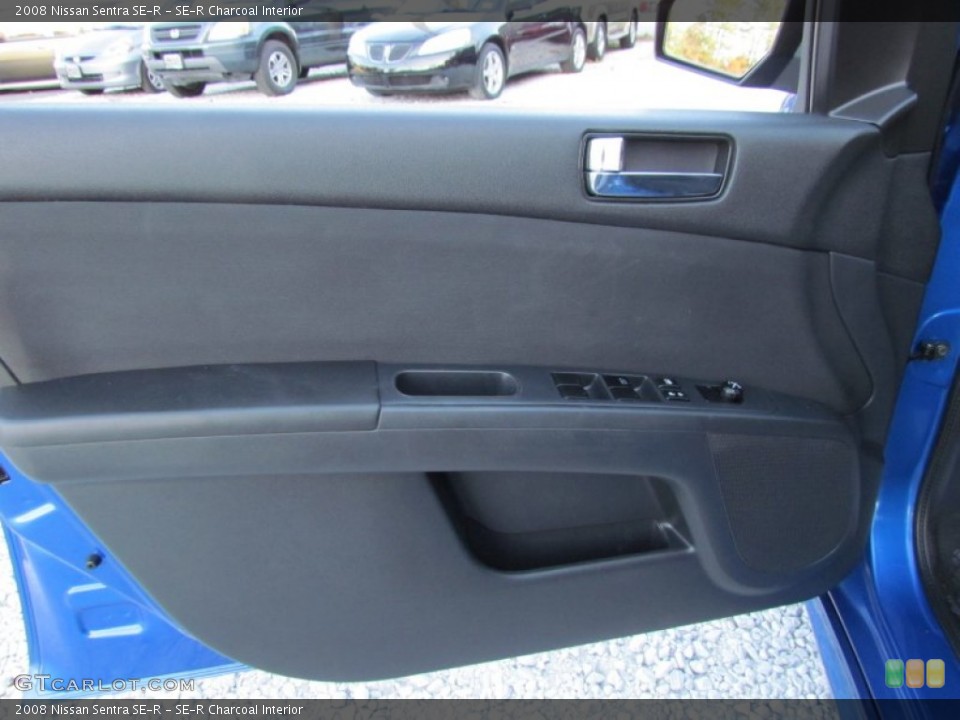 SE-R Charcoal Interior Door Panel for the 2008 Nissan Sentra SE-R #73608347