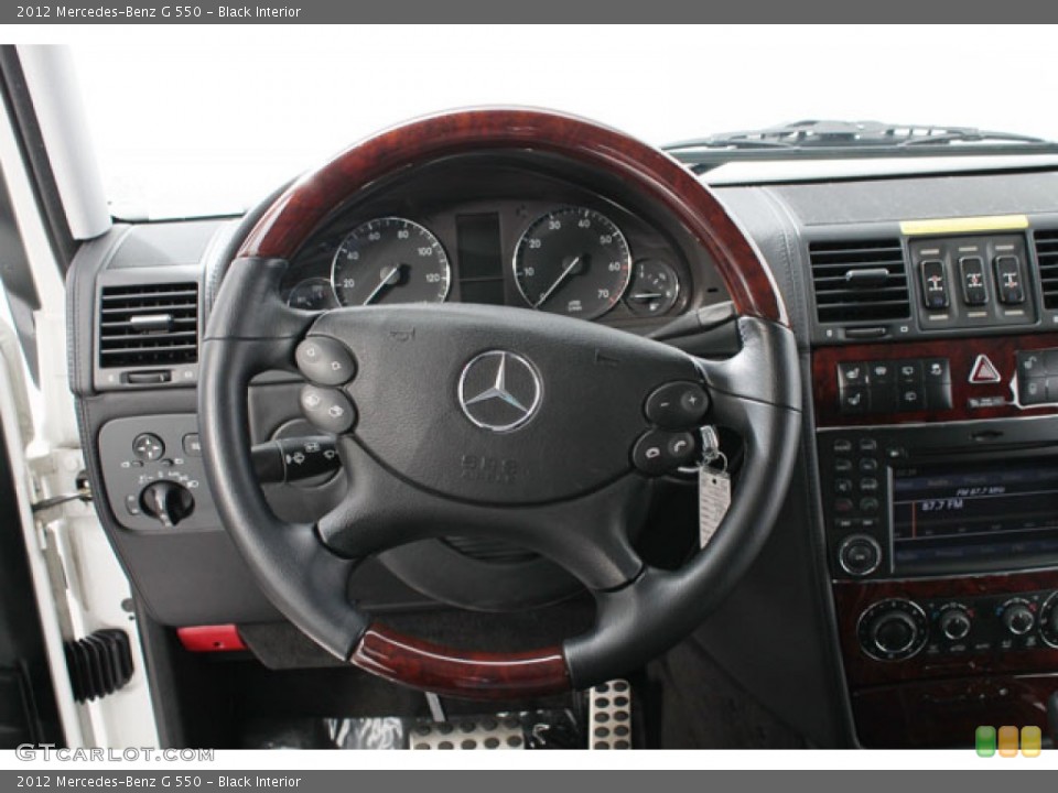 Black Interior Steering Wheel for the 2012 Mercedes-Benz G 550 #73609361