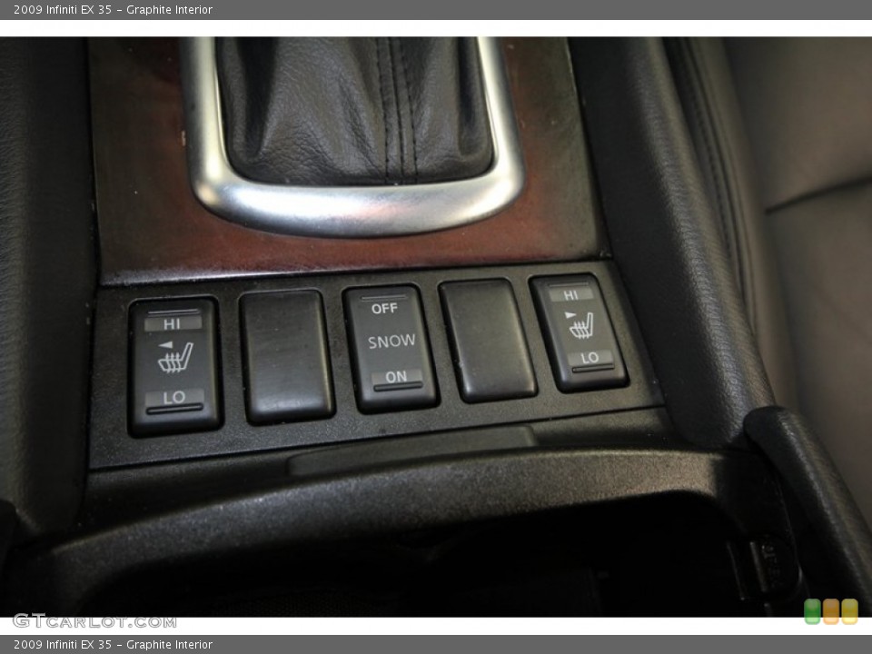 Graphite Interior Controls for the 2009 Infiniti EX 35 #73610015