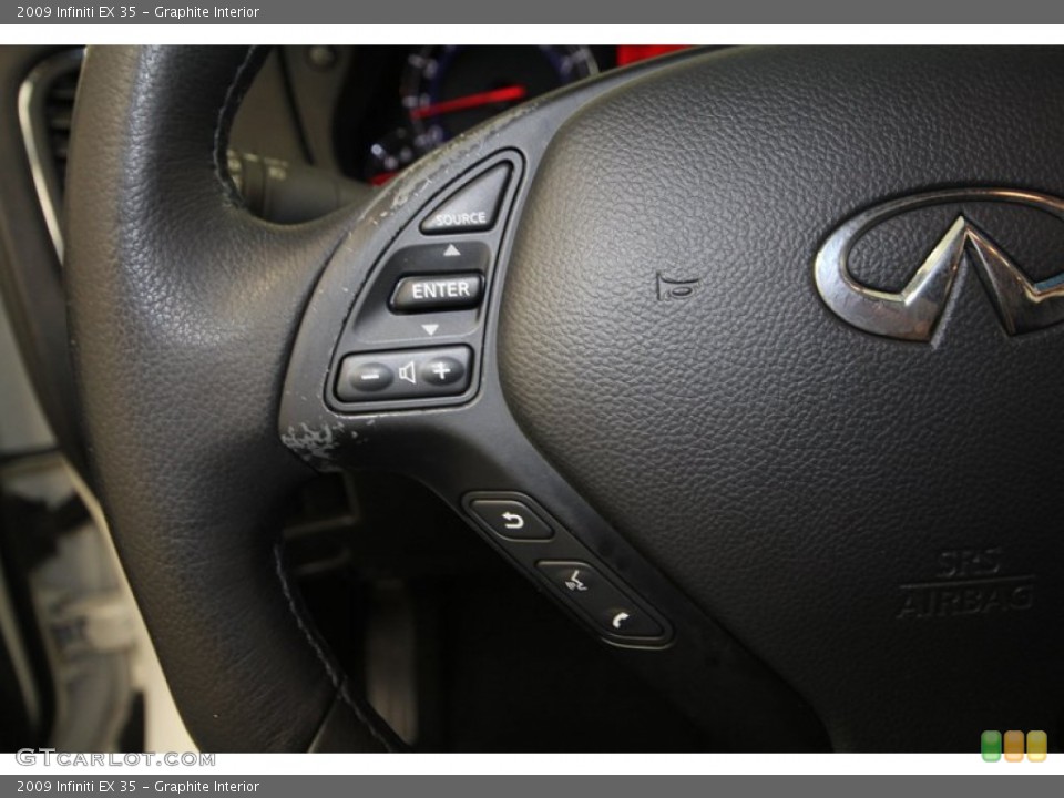 Graphite Interior Controls for the 2009 Infiniti EX 35 #73610093