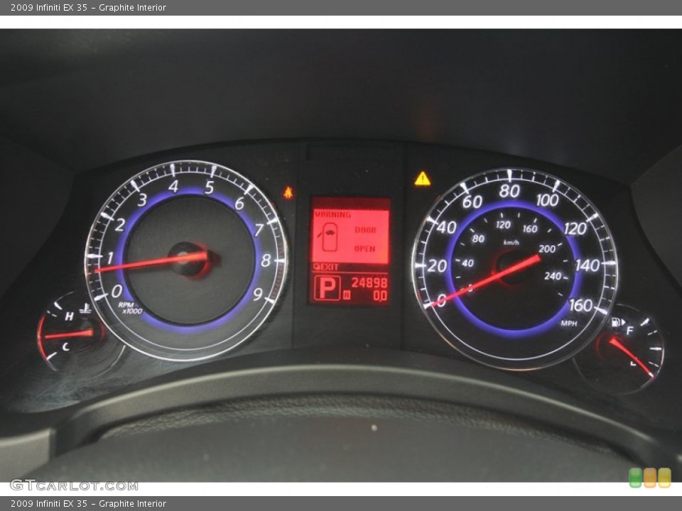 Graphite Interior Gauges for the 2009 Infiniti EX 35 #73610459