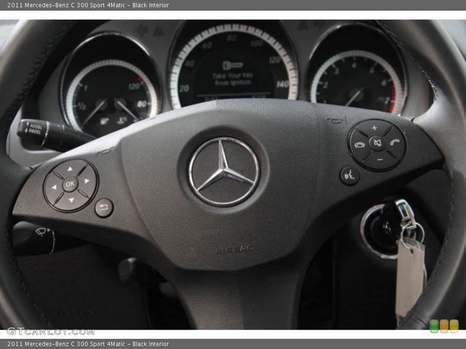 Black Interior Controls for the 2011 Mercedes-Benz C 300 Sport 4Matic #73611113