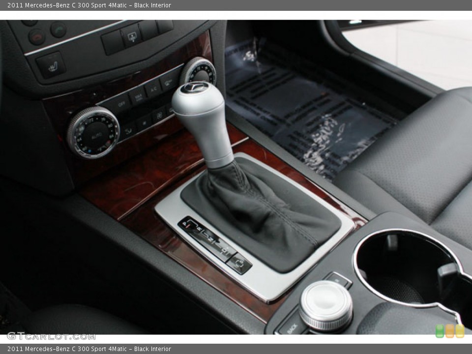 Black Interior Transmission for the 2011 Mercedes-Benz C 300 Sport 4Matic #73611182