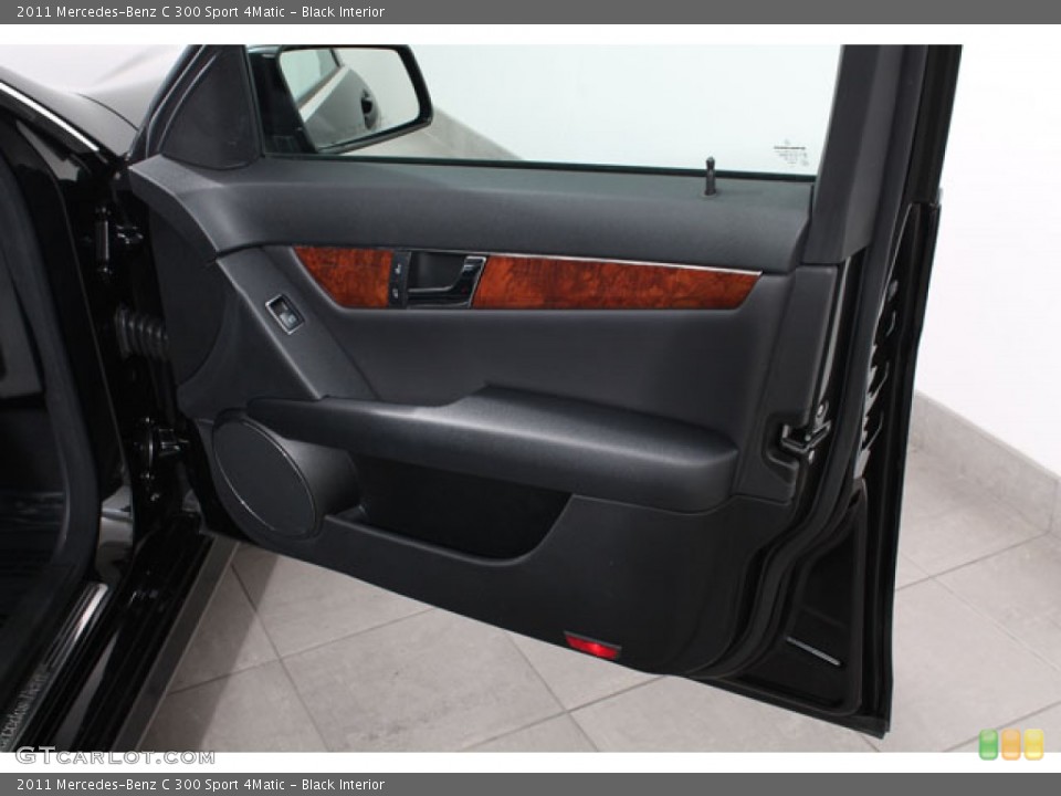 Black Interior Door Panel for the 2011 Mercedes-Benz C 300 Sport 4Matic #73611197