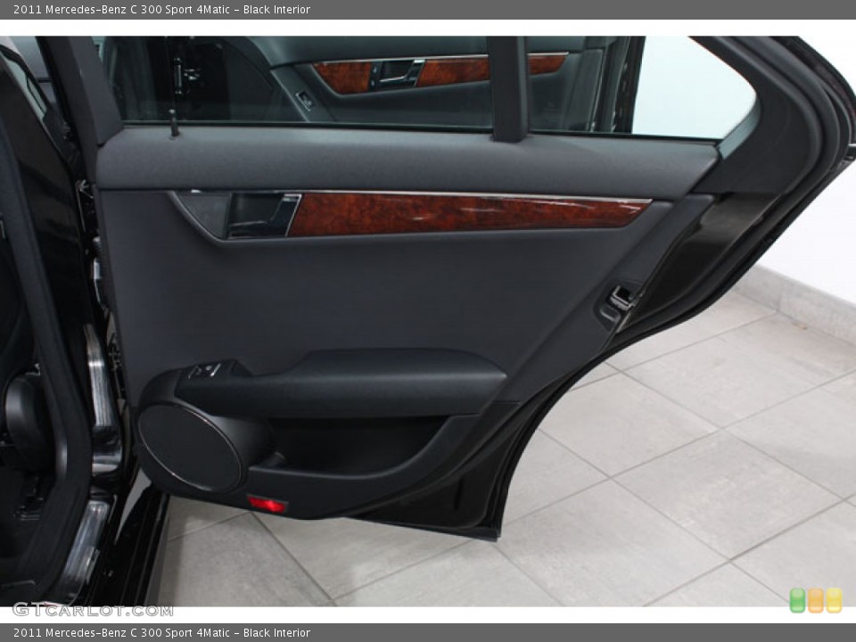 Black Interior Door Panel for the 2011 Mercedes-Benz C 300 Sport 4Matic #73611206