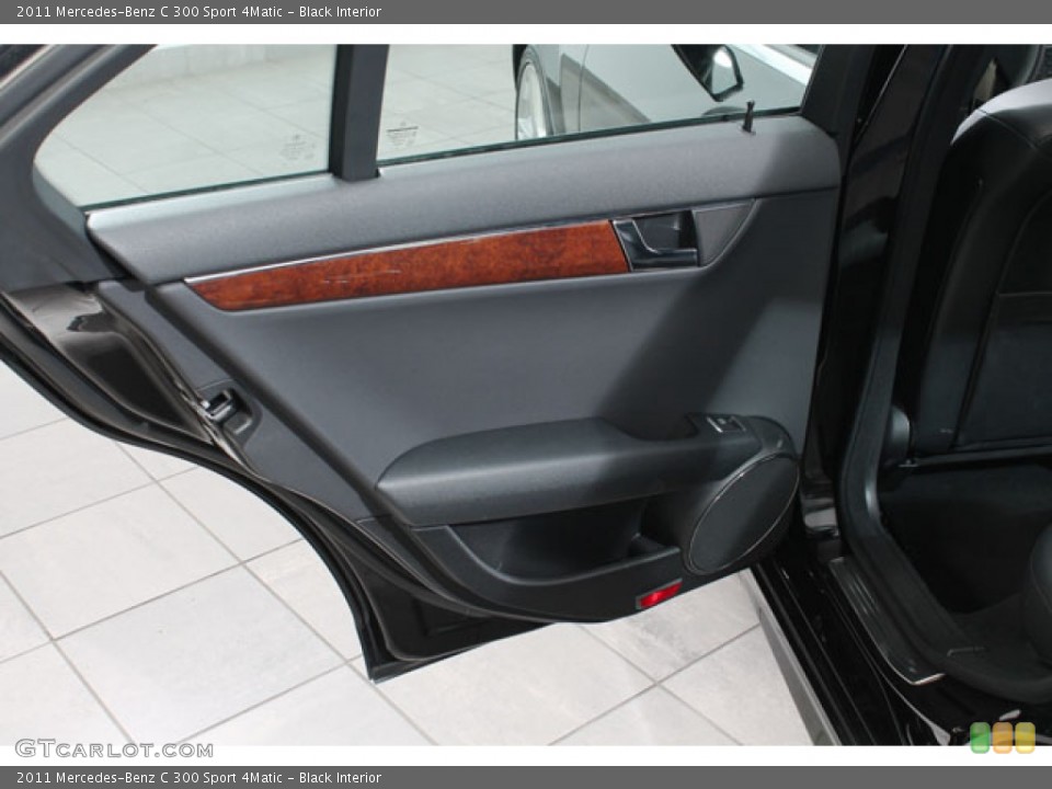 Black Interior Door Panel for the 2011 Mercedes-Benz C 300 Sport 4Matic #73611219