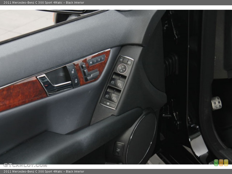 Black Interior Controls for the 2011 Mercedes-Benz C 300 Sport 4Matic #73611253