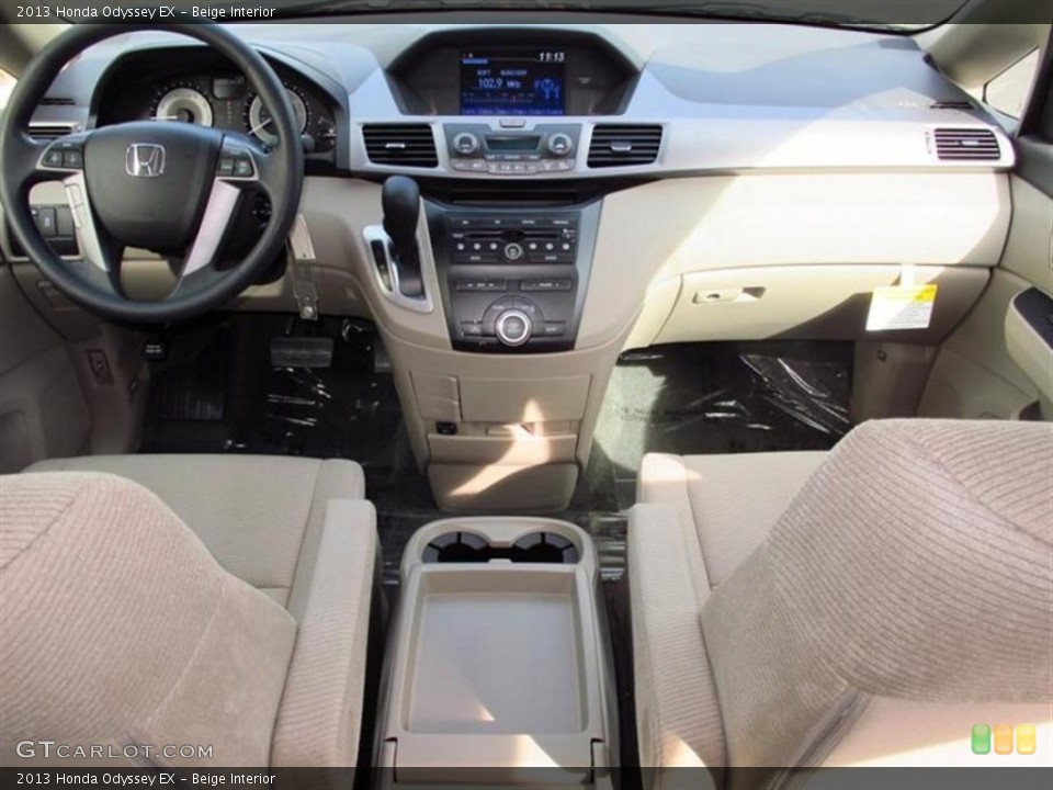 Beige Interior Dashboard for the 2013 Honda Odyssey EX #73611332