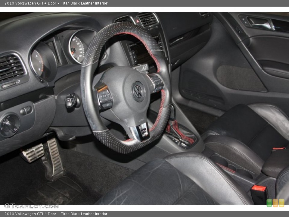 Titan Black Leather 2010 Volkswagen GTI Interiors