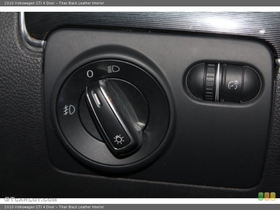 Titan Black Leather Interior Controls for the 2010 Volkswagen GTI 4 Door #73612856