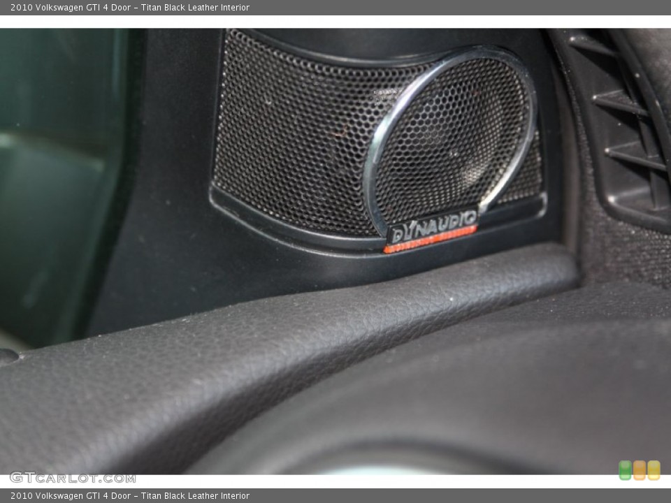 Titan Black Leather Interior Audio System for the 2010 Volkswagen GTI 4 Door #73612872
