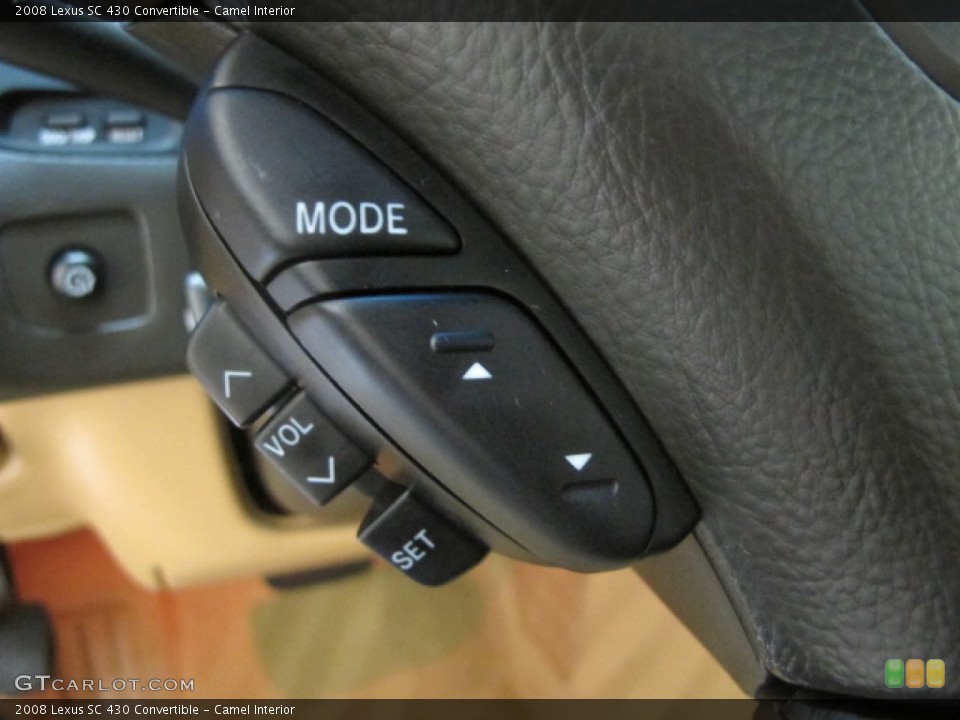 Camel Interior Controls for the 2008 Lexus SC 430 Convertible #73614048