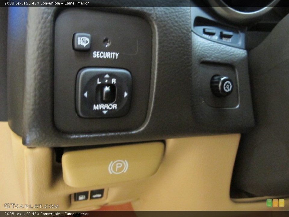 Camel Interior Controls for the 2008 Lexus SC 430 Convertible #73614093