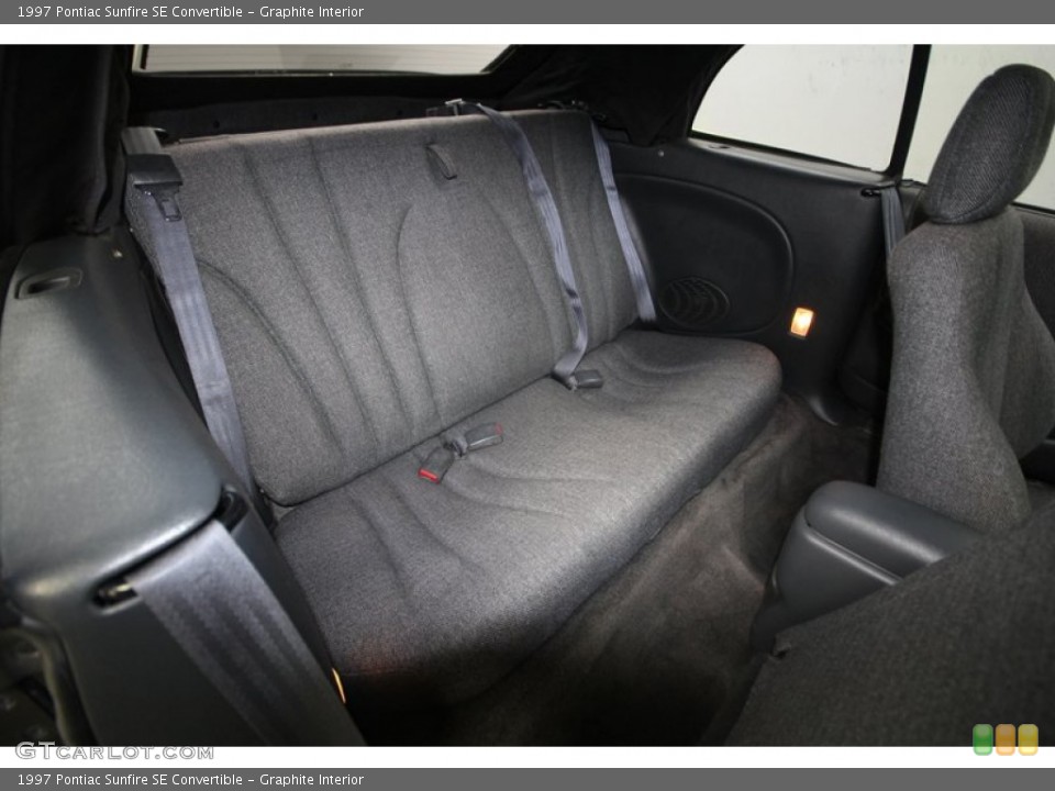 Graphite Interior Rear Seat for the 1997 Pontiac Sunfire SE Convertible #73614266