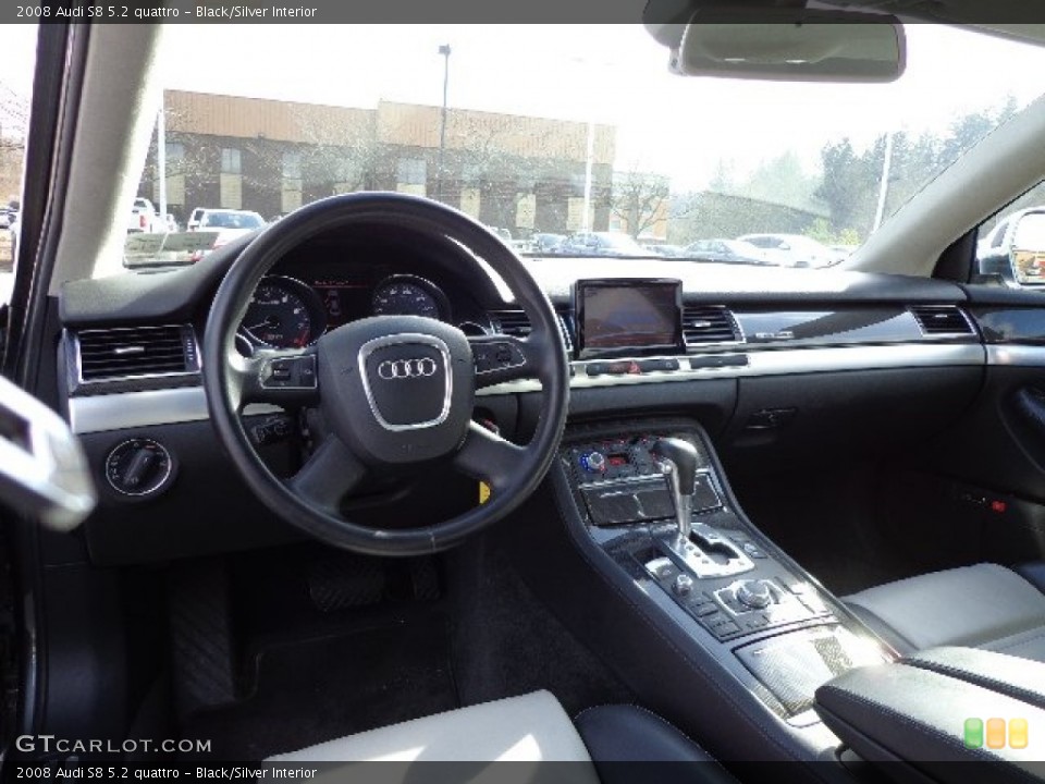 Black/Silver 2008 Audi S8 Interiors