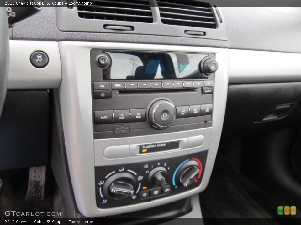 Ebony Interior Controls for the 2010 Chevrolet Cobalt SS Coupe #73615527