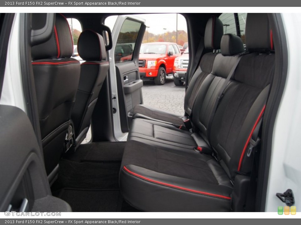 FX Sport Appearance Black/Red Interior Rear Seat for the 2013 Ford F150 FX2 SuperCrew #73616846