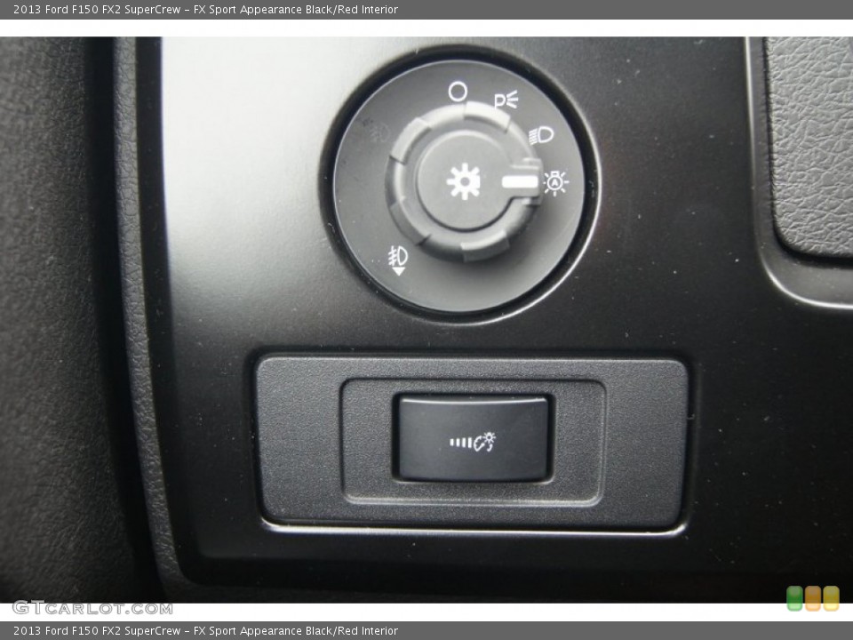 FX Sport Appearance Black/Red Interior Controls for the 2013 Ford F150 FX2 SuperCrew #73617228