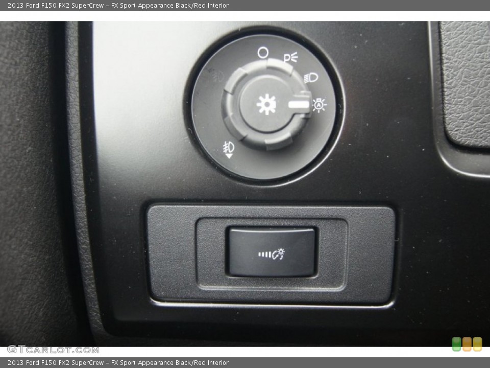FX Sport Appearance Black/Red Interior Controls for the 2013 Ford F150 FX2 SuperCrew #73617228