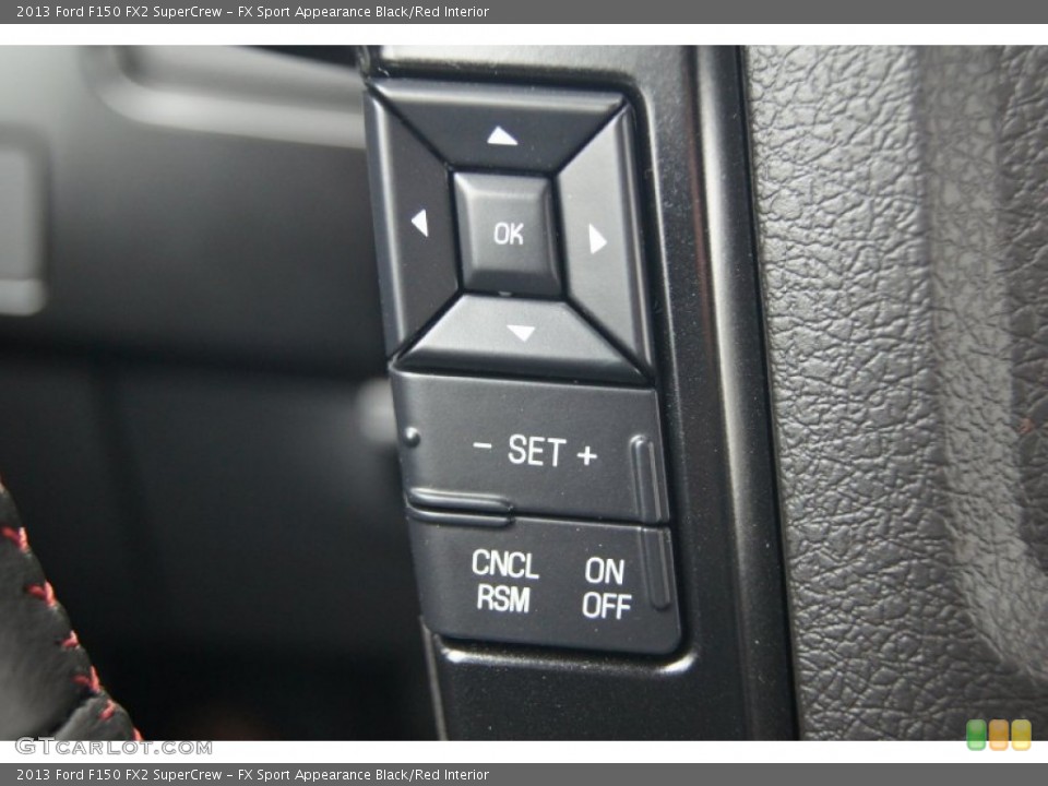FX Sport Appearance Black/Red Interior Controls for the 2013 Ford F150 FX2 SuperCrew #73617257