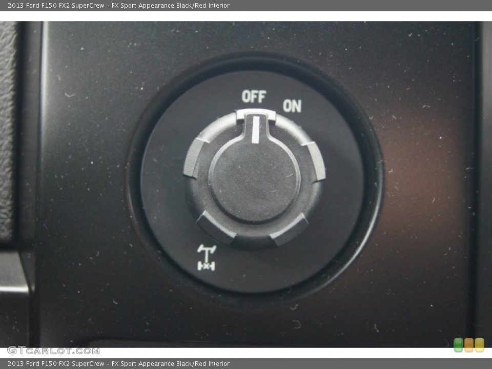 FX Sport Appearance Black/Red Interior Controls for the 2013 Ford F150 FX2 SuperCrew #73617329