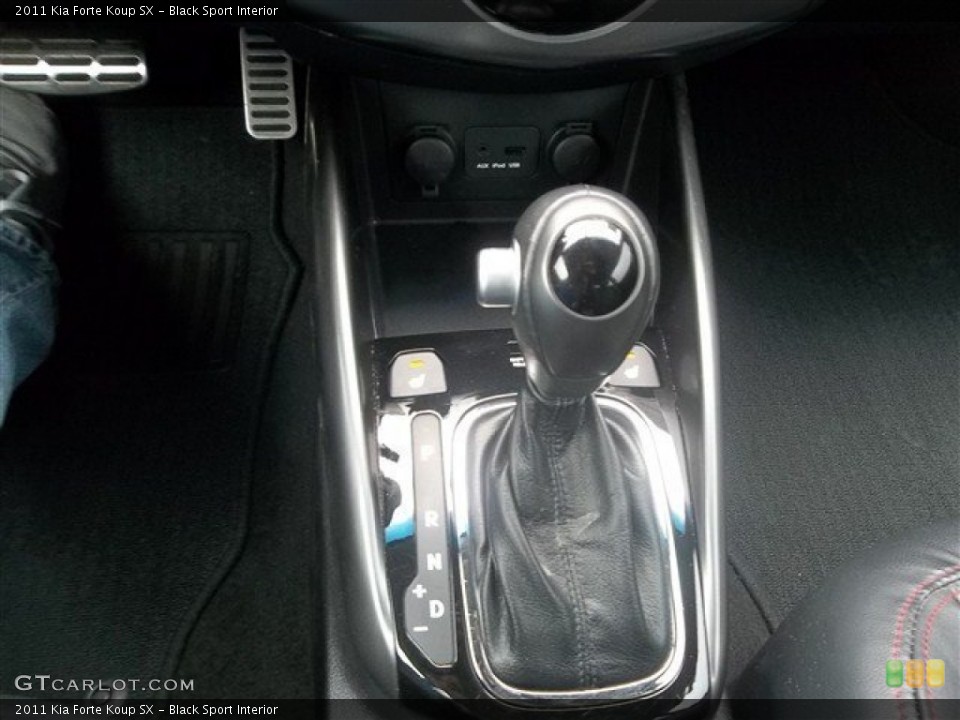Black Sport Interior Transmission for the 2011 Kia Forte Koup SX #73617500