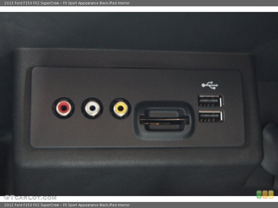FX Sport Appearance Black/Red Interior Controls for the 2013 Ford F150 FX2 SuperCrew #73617503
