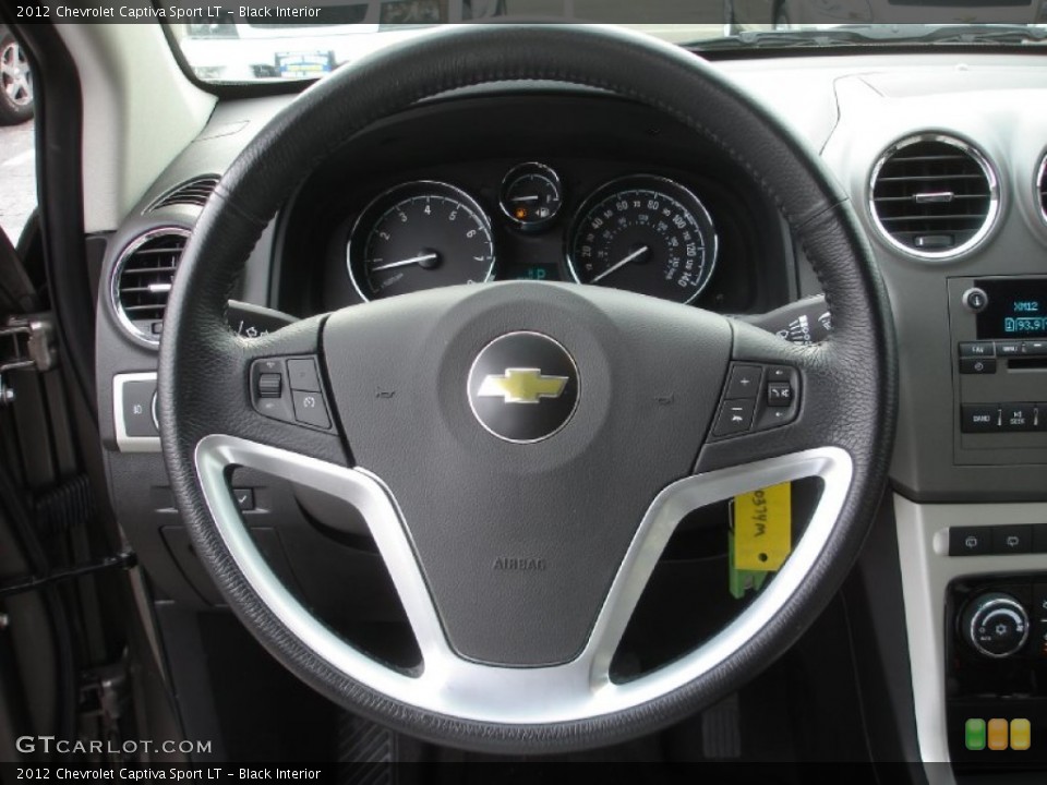 Black Interior Steering Wheel for the 2012 Chevrolet Captiva Sport LT #73618247