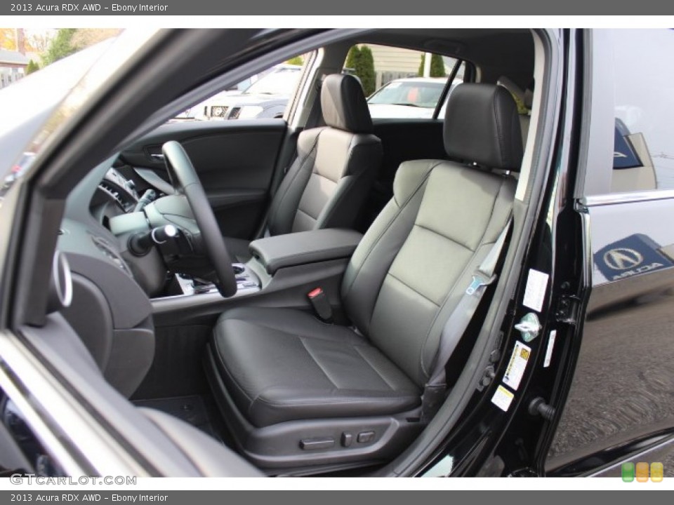 Ebony Interior Front Seat for the 2013 Acura RDX AWD #73619036