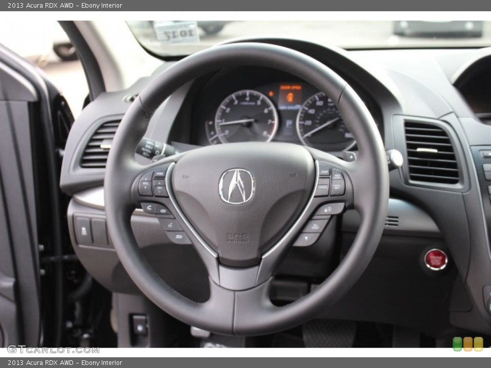 Ebony Interior Steering Wheel for the 2013 Acura RDX AWD #73619122
