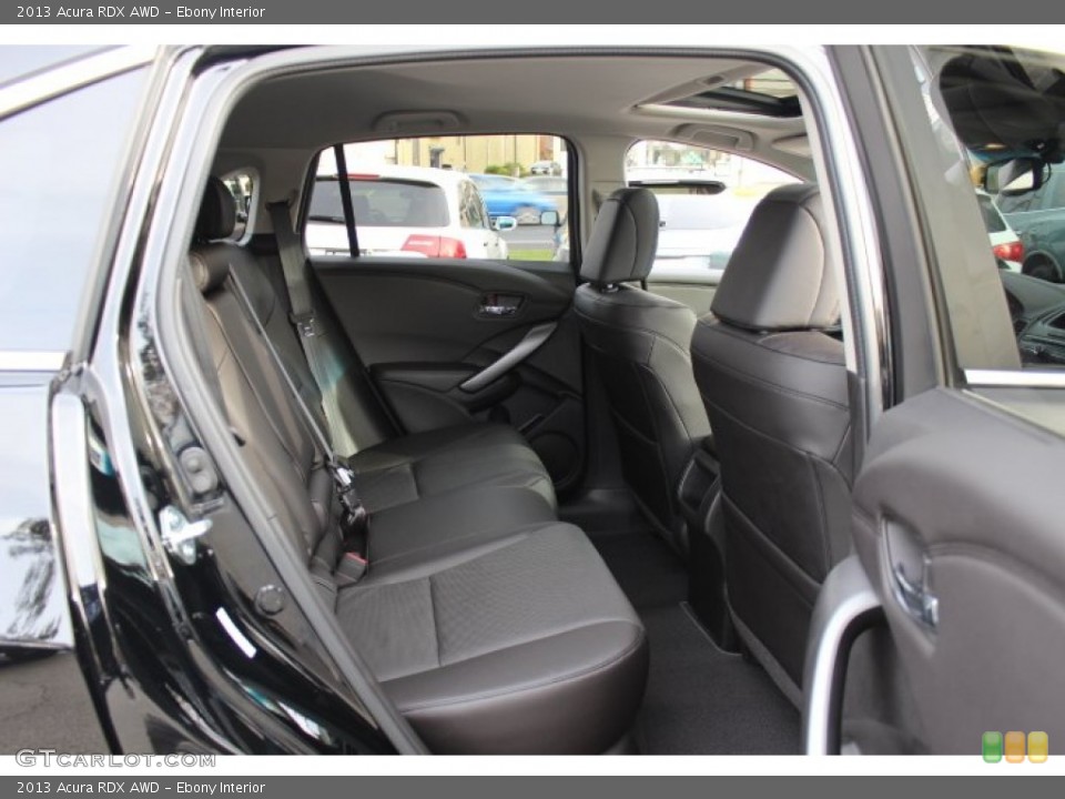 Ebony Interior Rear Seat for the 2013 Acura RDX AWD #73619282