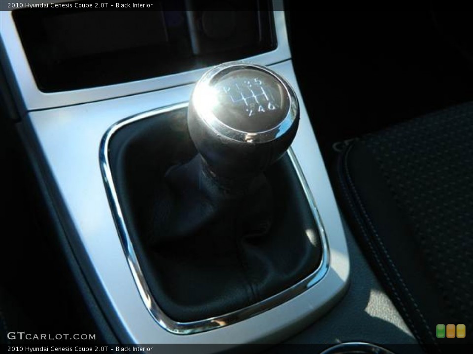 Black Interior Transmission for the 2010 Hyundai Genesis Coupe 2.0T #73619432