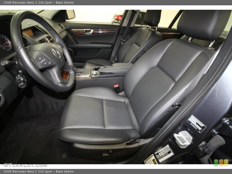 Black Interior Photo for the 2008 Mercedes-Benz C 300 Sport #73619787