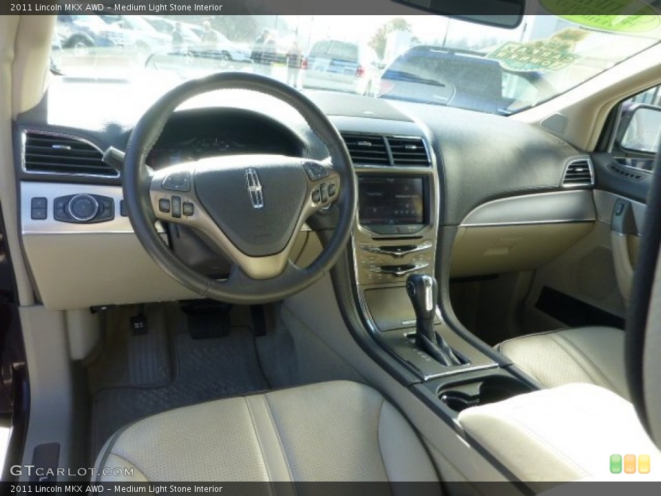 Medium Light Stone Interior Prime Interior for the 2011 Lincoln MKX AWD #73620128