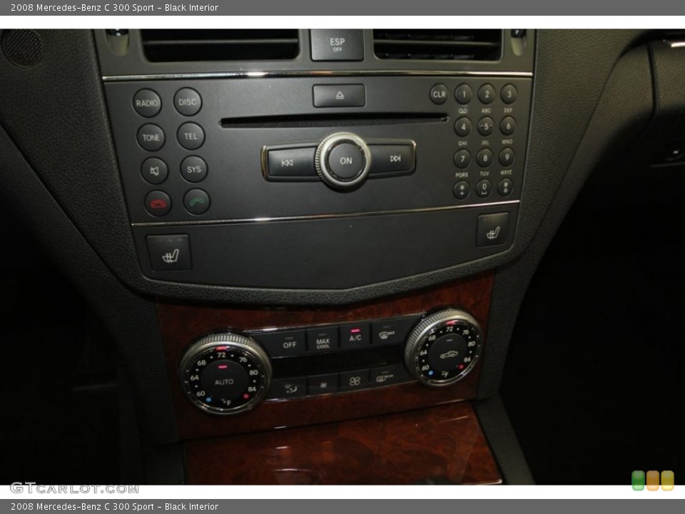 Black Interior Controls for the 2008 Mercedes-Benz C 300 Sport #73620172