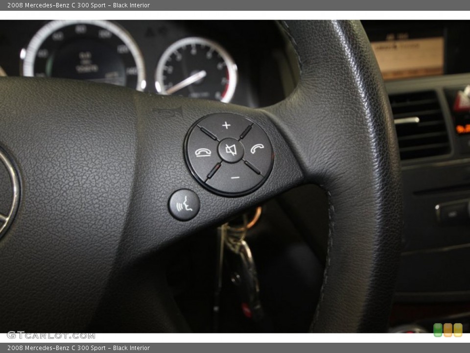 Black Interior Controls for the 2008 Mercedes-Benz C 300 Sport #73620245