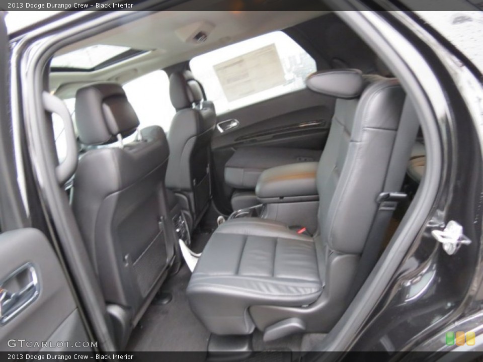 Black Interior Rear Seat for the 2013 Dodge Durango Crew #73620479