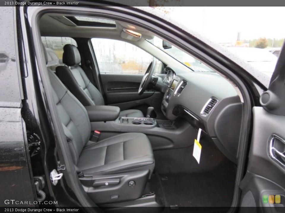 Black Interior Front Seat for the 2013 Dodge Durango Crew #73620530