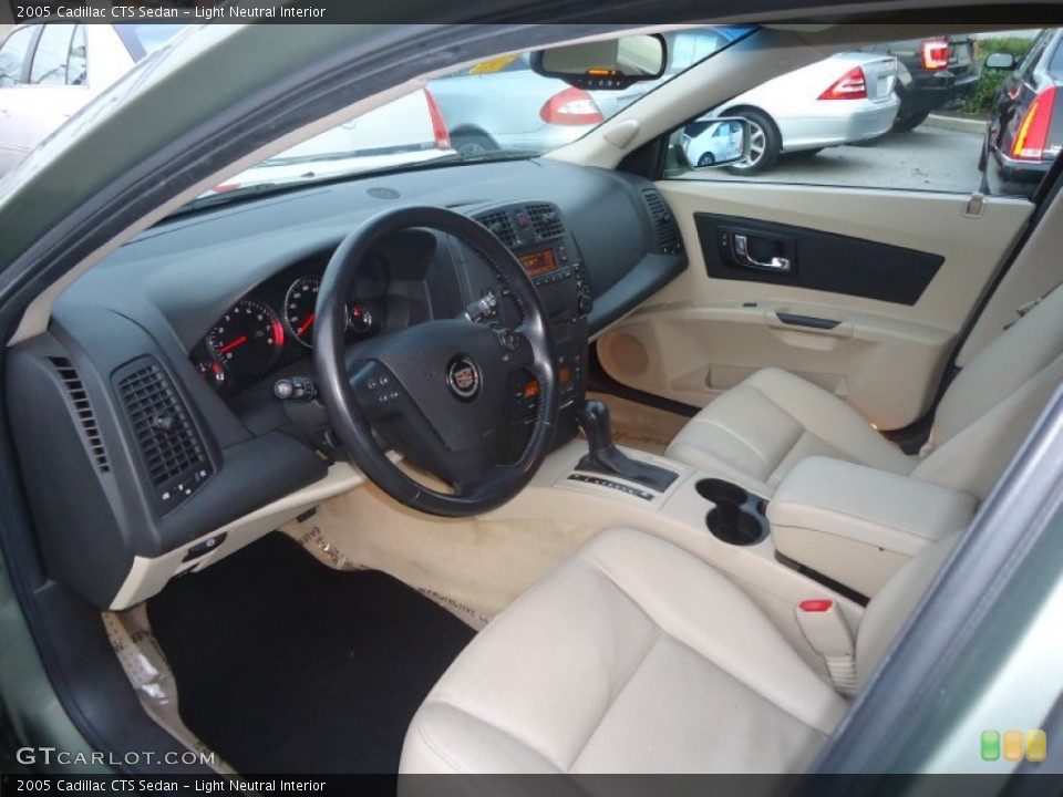 Light Neutral Interior Prime Interior for the 2005 Cadillac CTS Sedan #73621004