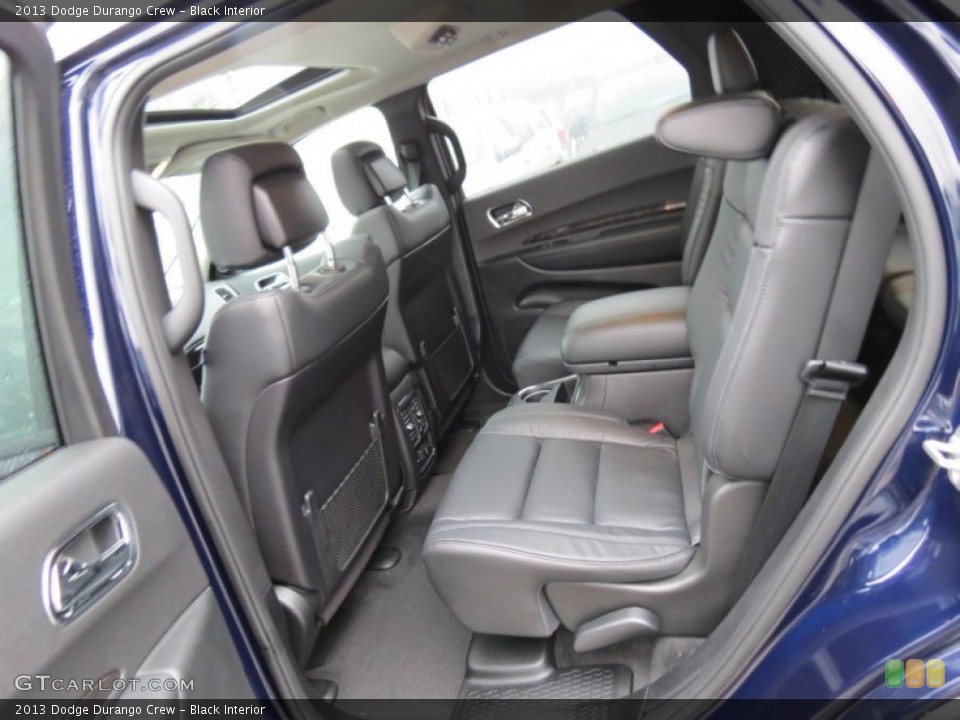Black Interior Rear Seat for the 2013 Dodge Durango Crew #73621376