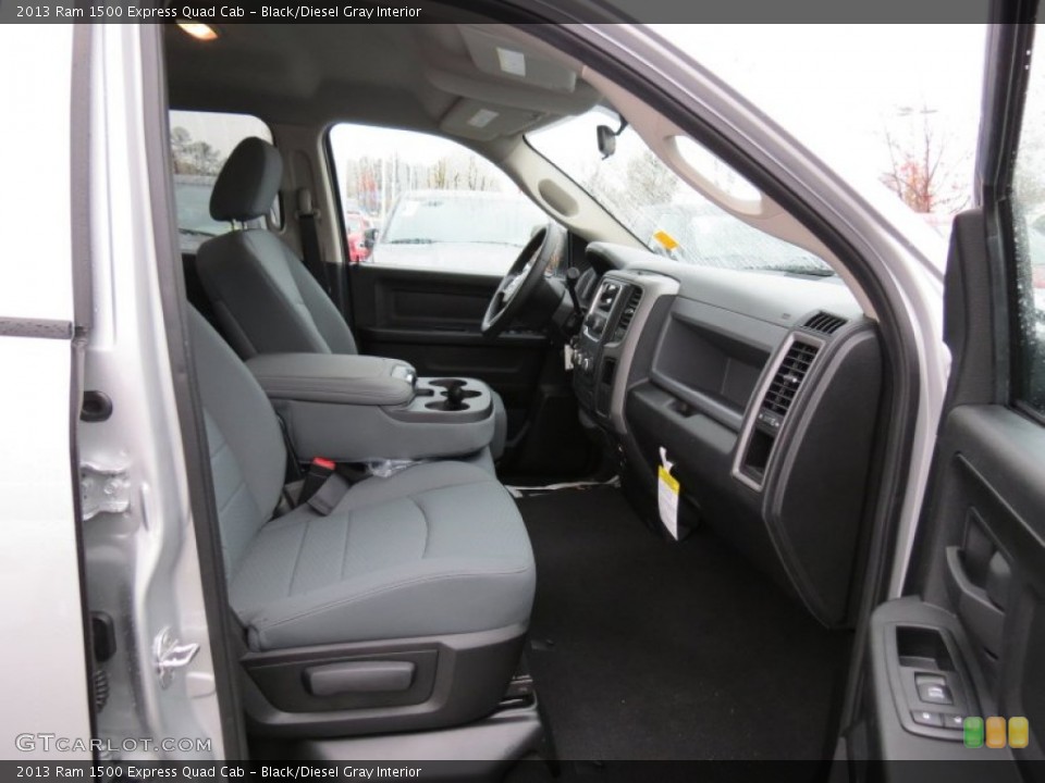 Black/Diesel Gray Interior Photo for the 2013 Ram 1500 Express Quad Cab #73622282