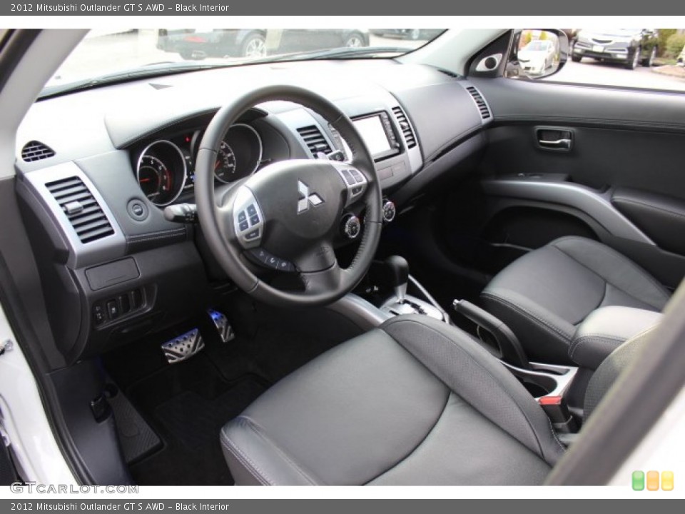 Black Interior Photo for the 2012 Mitsubishi Outlander GT S AWD #73623021