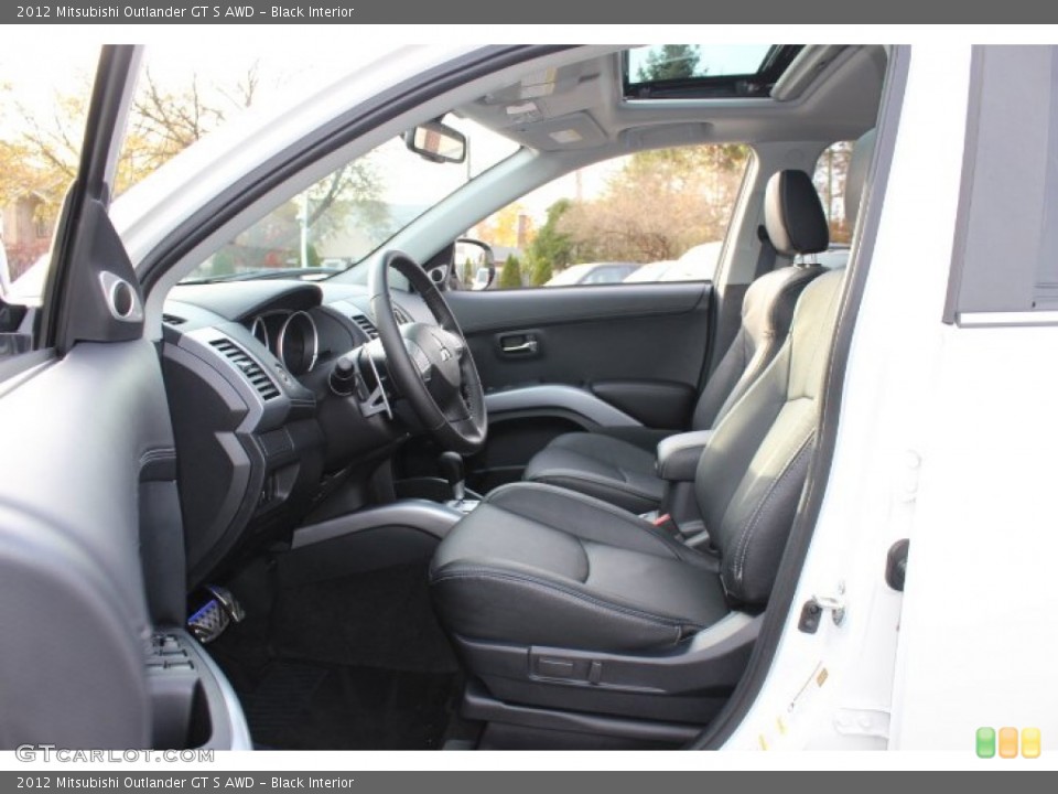 Black Interior Photo for the 2012 Mitsubishi Outlander GT S AWD #73623041