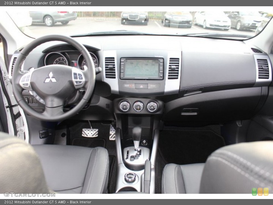 Black Interior Dashboard for the 2012 Mitsubishi Outlander GT S AWD #73623080