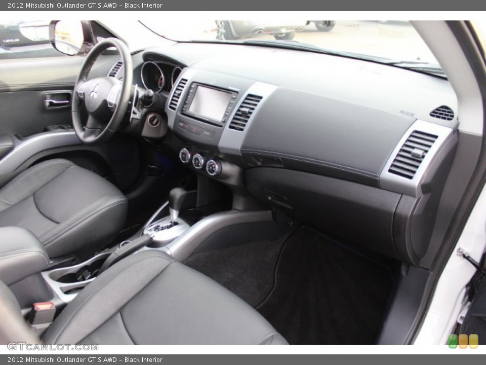 Black Interior Dashboard for the 2012 Mitsubishi Outlander GT S AWD #73623302