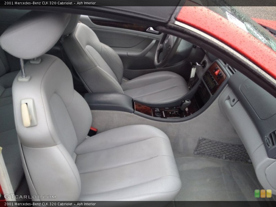 Ash Interior Front Seat for the 2001 Mercedes-Benz CLK 320 Cabriolet #73624127